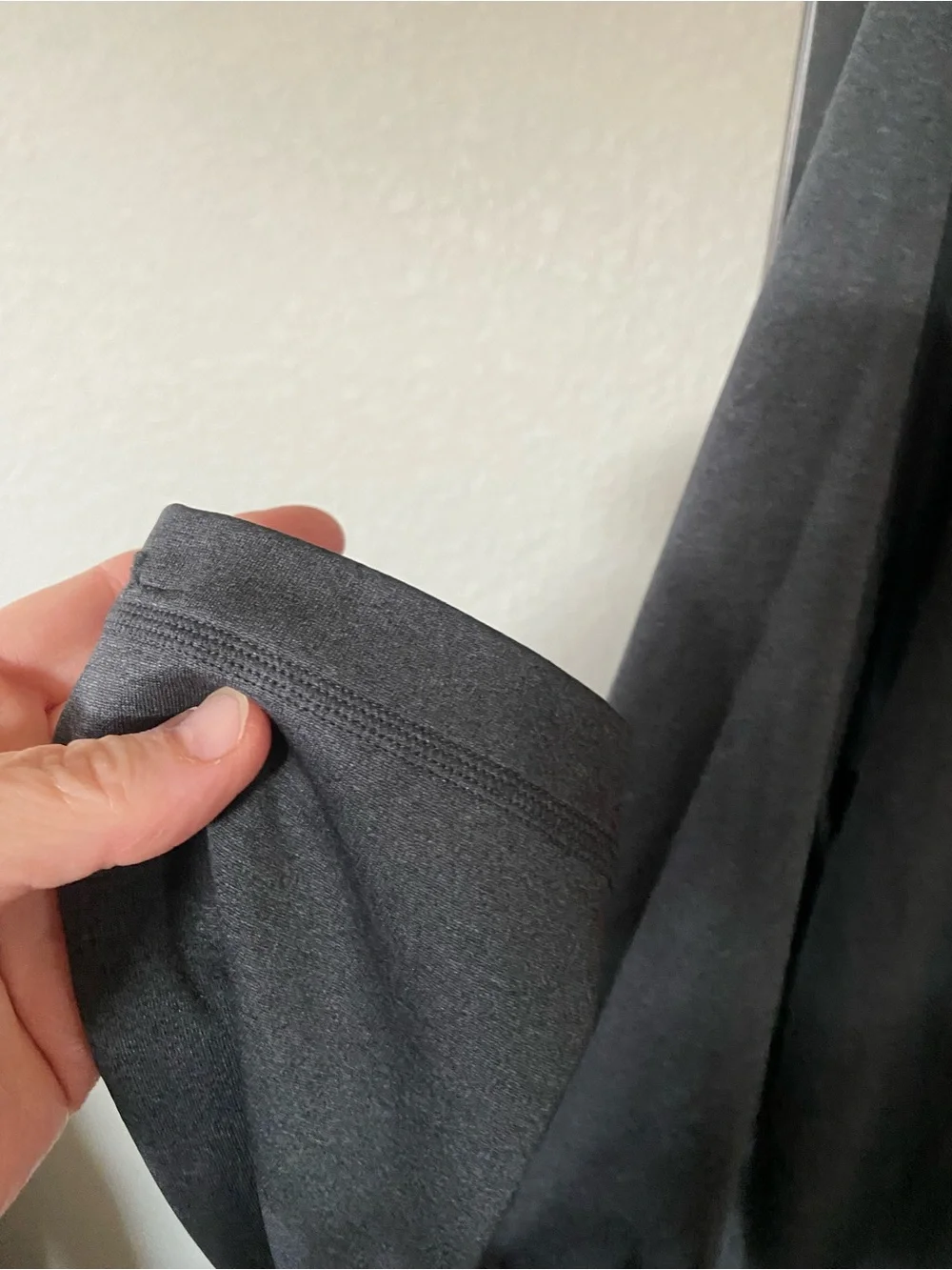 adidas dark gray Half-Zip Athletic Pullover